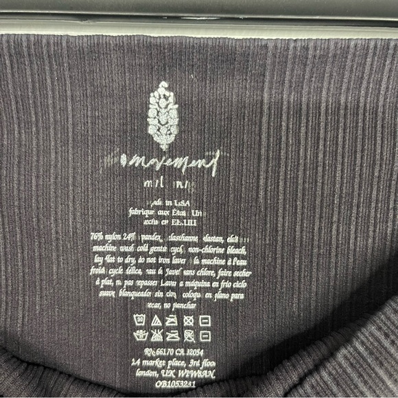 FP Free People Movement Charcoal Leggings M/L - Picture 3 of 8